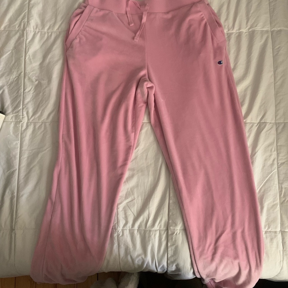 5 for $20 - Champion velour pink joggers